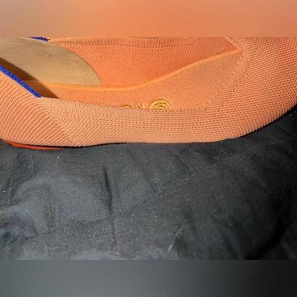 Rothy’s The Flat Original Style in Peachy Pink Round Toe Slide on Shoes - Picture 3 of 7